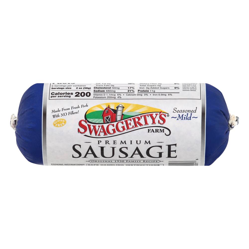 Swaggerty's Farm Mild Seasoned Premium Pork Sausage (16 oz)