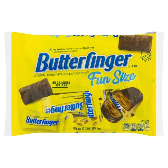 Butterfinger Crispety Crunchety Peanut Buttery Fun Size Bar