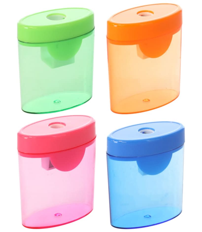 Jot Colorful Enclosed Pencil Sharpeners, 3-ct.