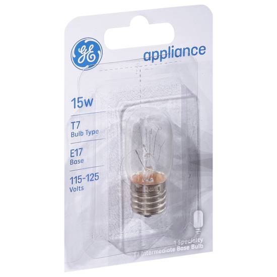 Ge 15w Appliance Speciality Light Bulb