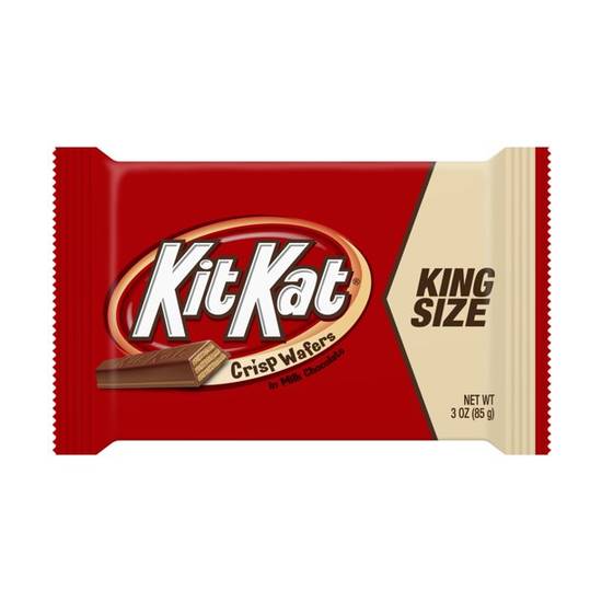 Kit kat candy bar, crisp wafers in milk chocolate