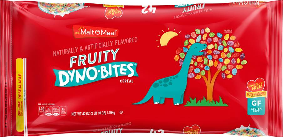 Malt O Meal Fruity Dino-Bites Cereal