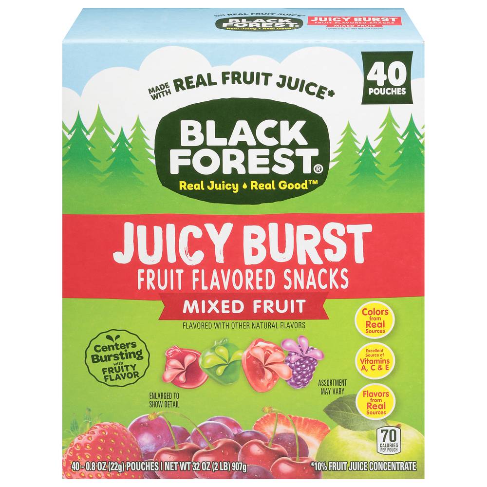 Black Forest Juicy Burst Fruit Snacks (mixed fruit)