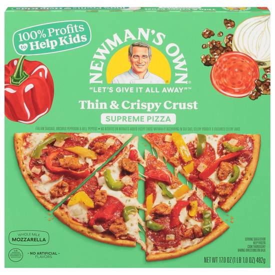 Newman's Own Thin & Crispy Supreme Pizza (17 oz)
