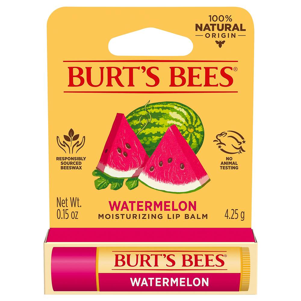 Burt's Bees Watermelon Moisturizing Lip Balm (0.15 oz)