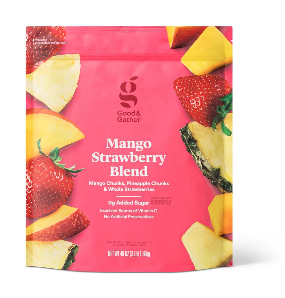 Good & Gather Mango Strawberry Fruit Blend (48 oz)