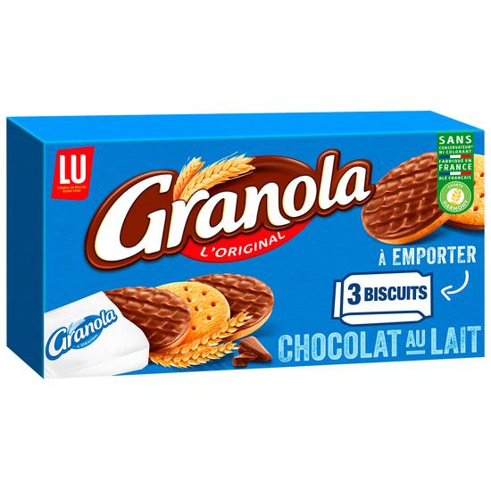 Lu - Granola biscuits sablés (chocolat au lait)