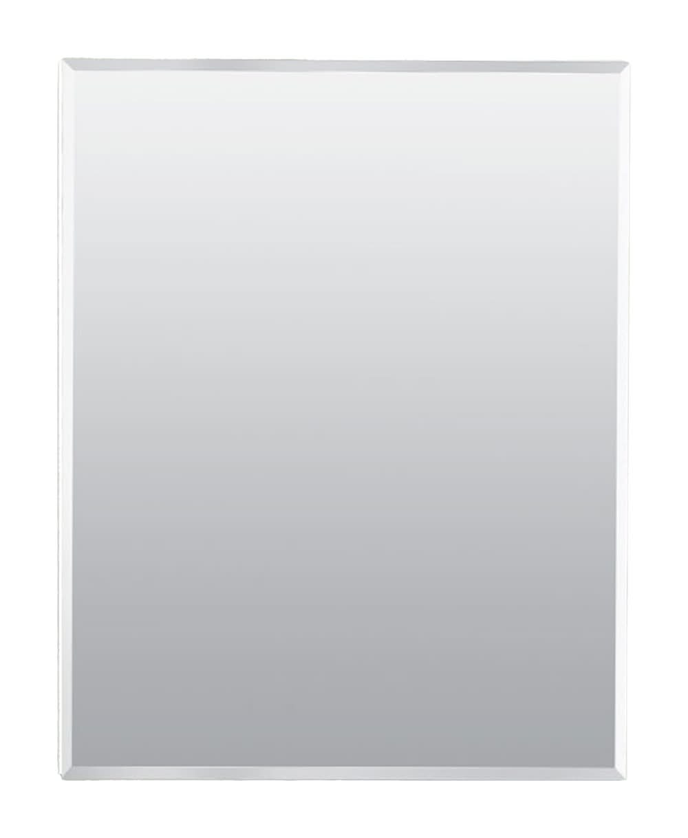 Project Source 16-in x 20-in Surface/Recessed Mount Frameless Mirrored Rectangle Medicine Cabinet