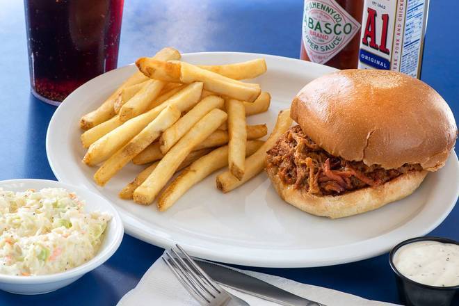 Order Bar-B-Que with Coleslaw food online from Bob And Edith'S Diner store, Alexandria on bringmethat.com