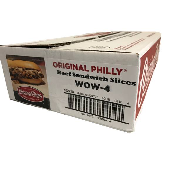 Original Philly Beef Sandwich Slices (10 lbs, 40 ct)