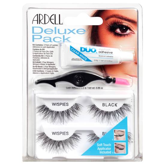 Ardell Deluxe Black Wispies Eyelashes (2 pairs)