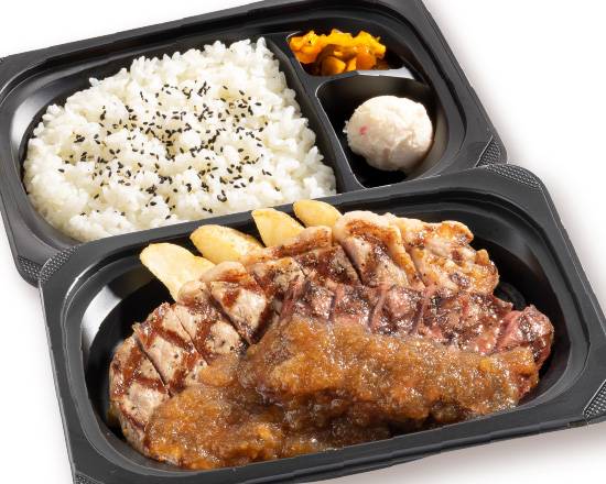 サーロインステーキ約２００ｇ＆熟成みすじステーキ約１５０ｇ弁当