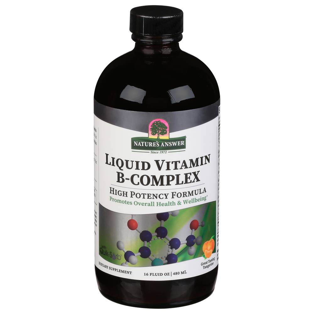 Nature's Answer Liquid Vitamin B-Complex, Tasting Tangerine (16 fl oz)