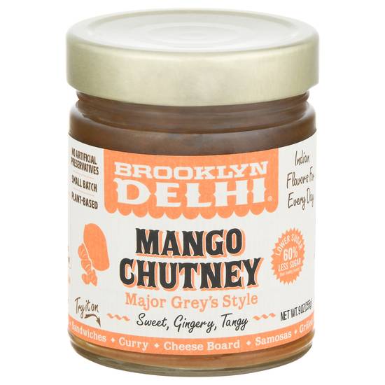 Brooklyn Delhi Verity Flavor Major Grey's Style Mango Chutney