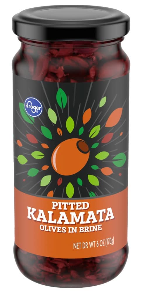 Kroger Pitted Kalamata Olives in Brine (6 oz)