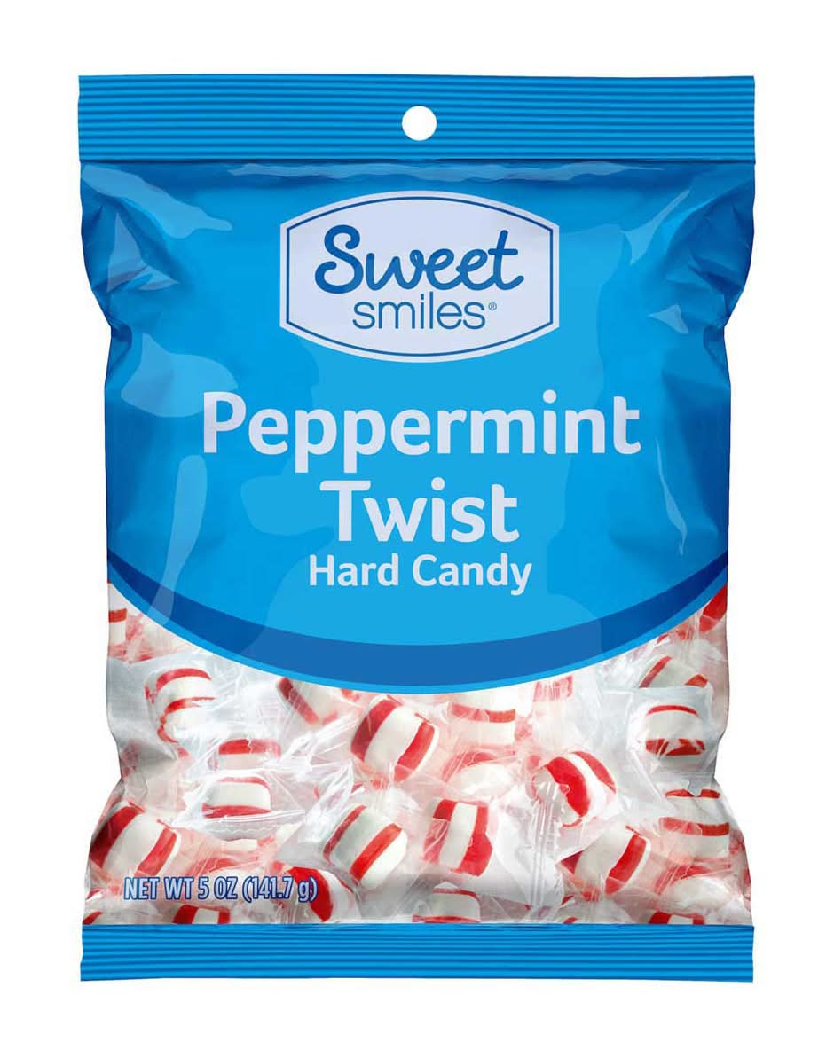 Sweet Smiles Peppermint Twist Hard Candy 5 Oz