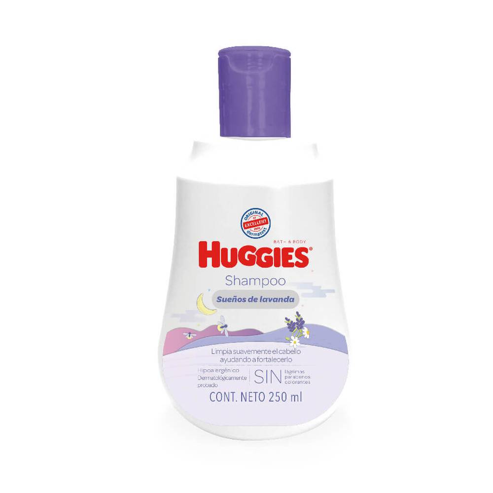 Huggies shampoo cuidado relajante (botella 250 ml)