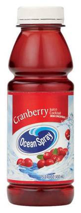 Ocean Spray Cranberry Juice Cocktail 15.2 oz Bottle