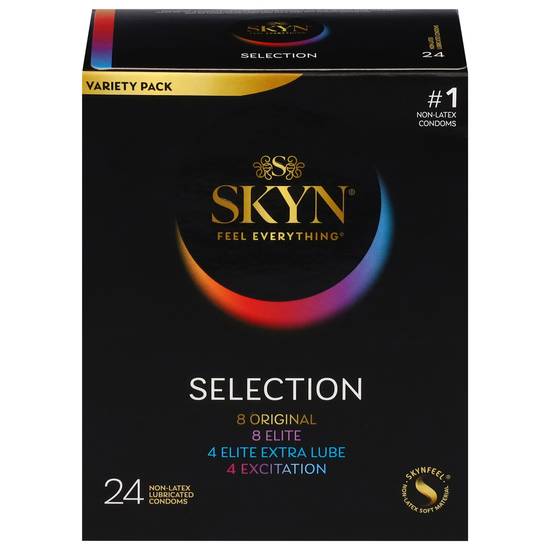 Skyn Selection Non-Latex Lubricated Condoms