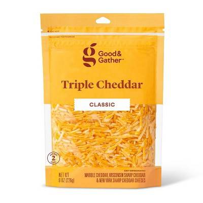 Good & Gather Triple Cheddar Classic Shredded Cheese