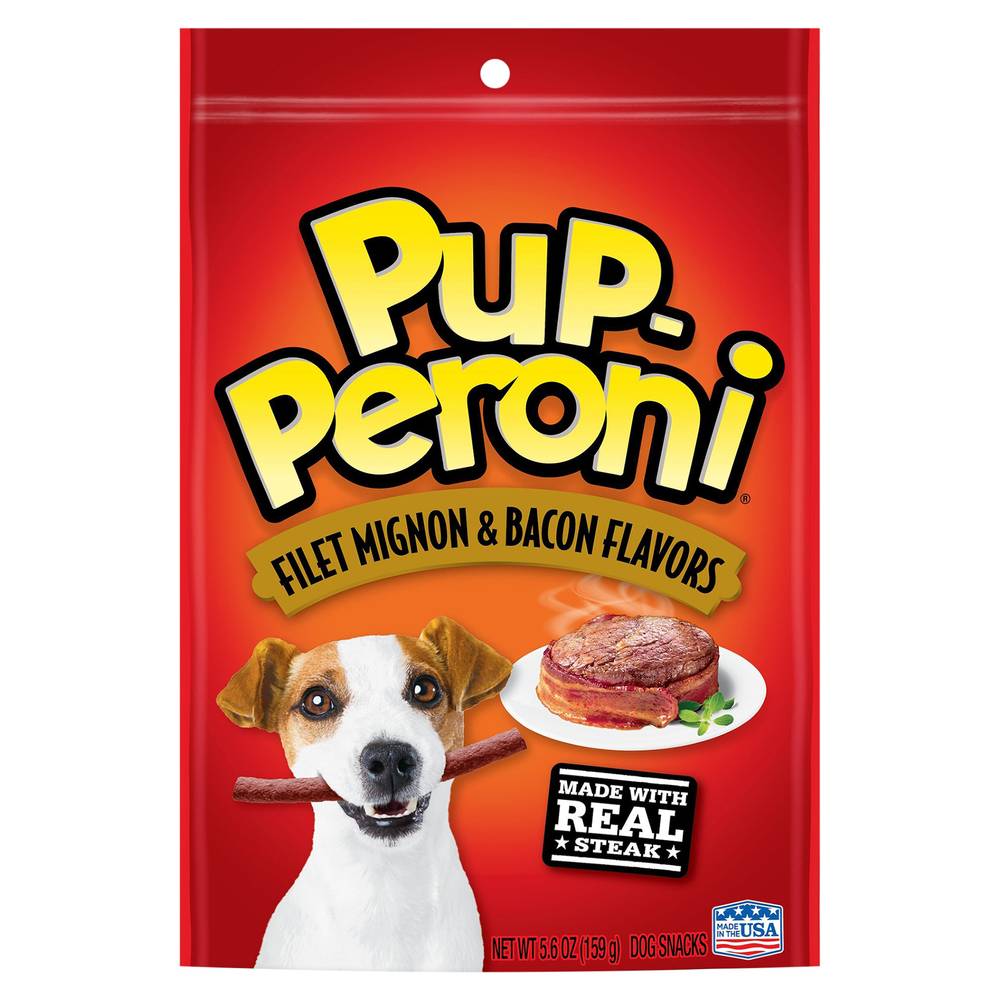 Pup-Peroni Filet Mignon & Bacon Flavors Dog Snack (5.6 oz)