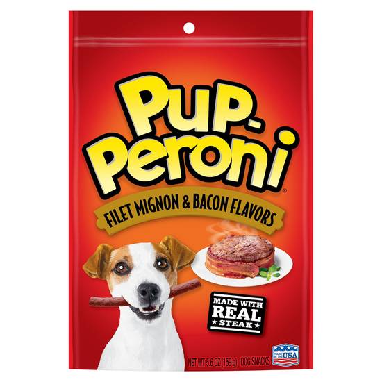 Pup-Peroni Filet Mignon & Bacon Flavors Dog Snack (5.6 oz)