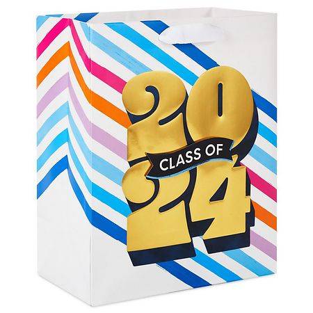 Hallmark Graduation Gift Bag (Class of 2024) Medium - 1.0 ea