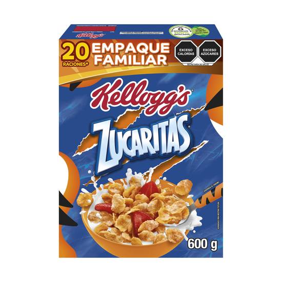 Kellogg's cereal de hojuelas de maíz zucaritas