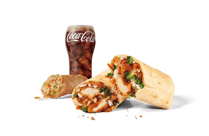 Crispy Chicken Teriyaki Wrap Combo