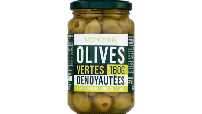 Monoprix - Olives vertes dénoyautées