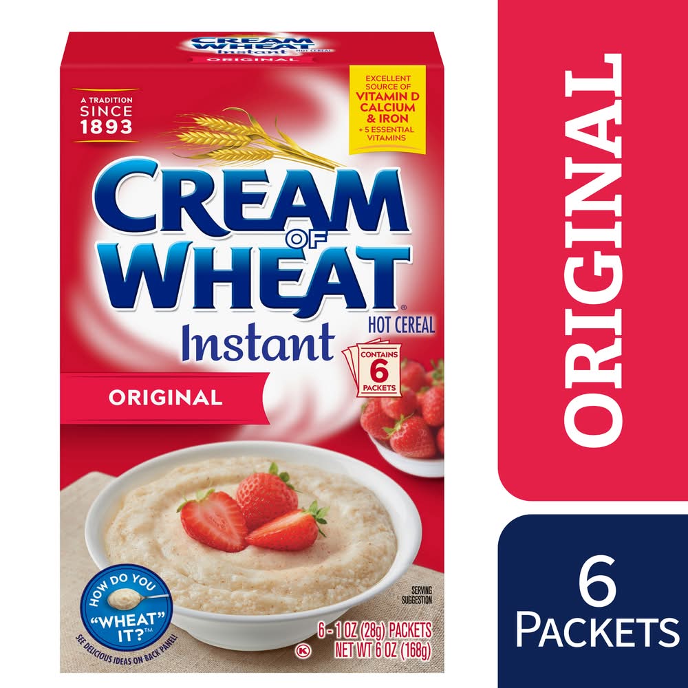 Cream Of Wheat Instant Original Flavor Hot Cereal (6 oz)