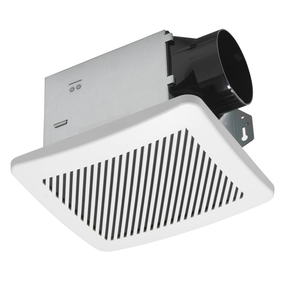 Utilitech 1.5-Sone 100-CFM White Bathroom Fan with Humidity Sensor, ENERGY STAR | 7131-04