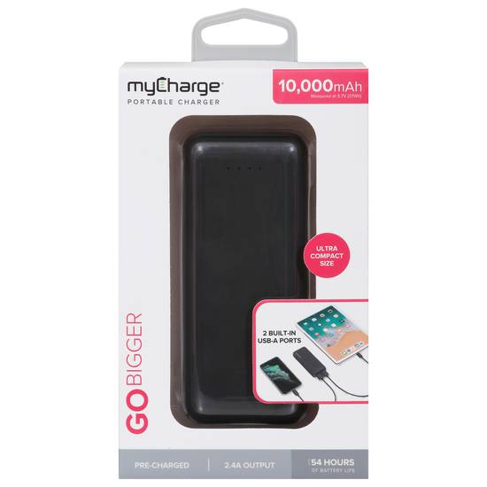 My Charge Go Bigger 10,000 Mah Portable Charger