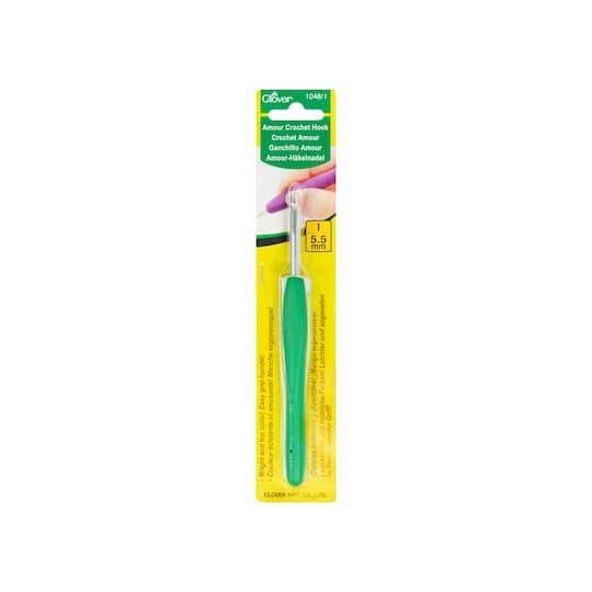 Clover Amour Aluminum Crochet Hook, 5.5 mm