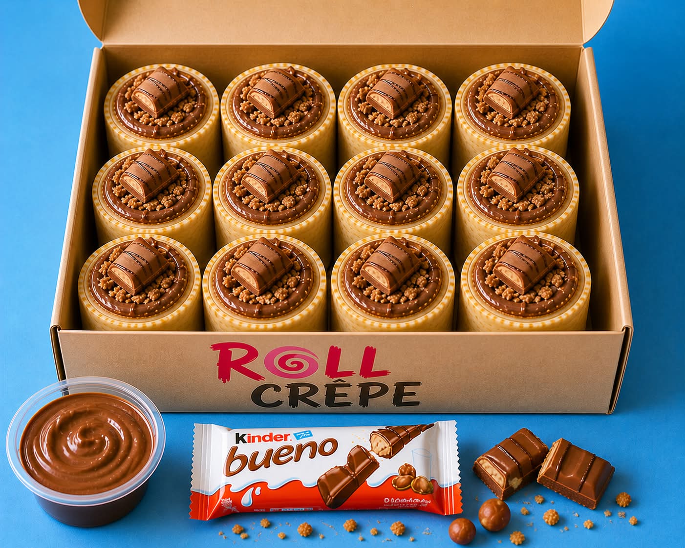 🔥 Kinder Bueno Roll ( 12 pièces)