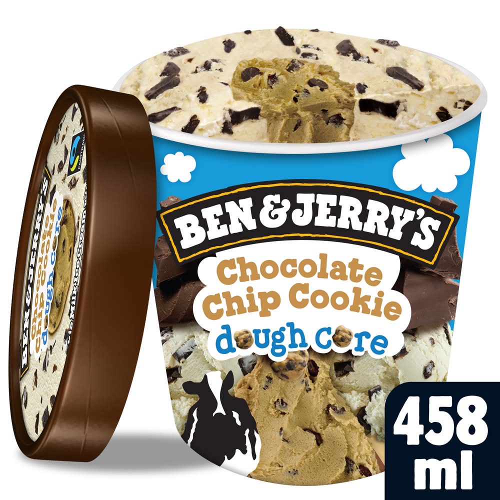Ben & Jerry's Ice Cream Chocolate Chip Cookie Dough (458mL)