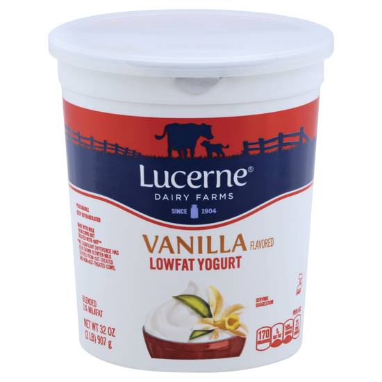 Lucerne Vanilla Flavored Lowfat Yogurt (32 oz)