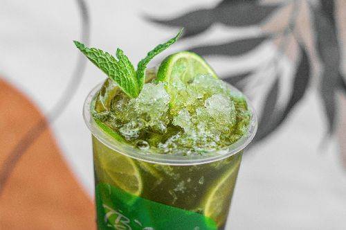 Thai Green Iced Lime Tea 暴打渣男柠檬茶