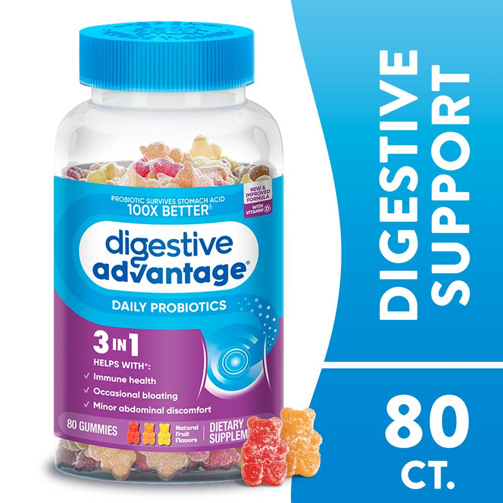 Digestive Advantage Probiotic Gummies (0.8 lbs)