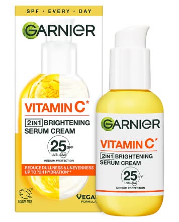Garnier Vitamin C Brightening Serum Cream Spf 25 (50ml)