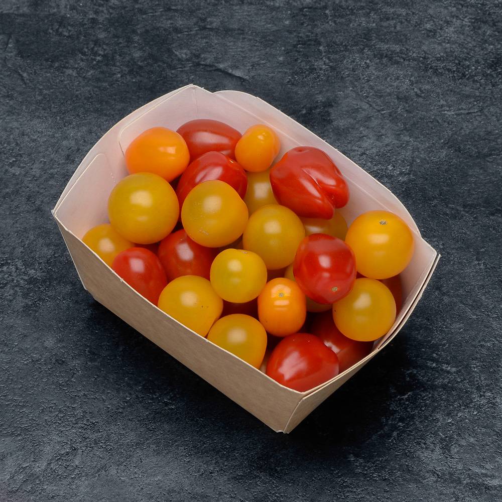 Tomate cerise mélangée, catégorie Extra, France, barquette, 350g