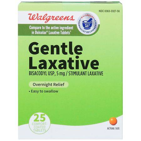 Walgreens Gentle Laxative Tablets