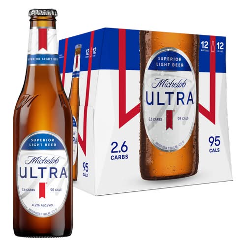 Michelob Ultra 12pk 12oz Btl 4.2% ABV