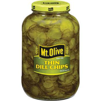 Mt. Olive - Thin Dill Pickle Chips -gallon