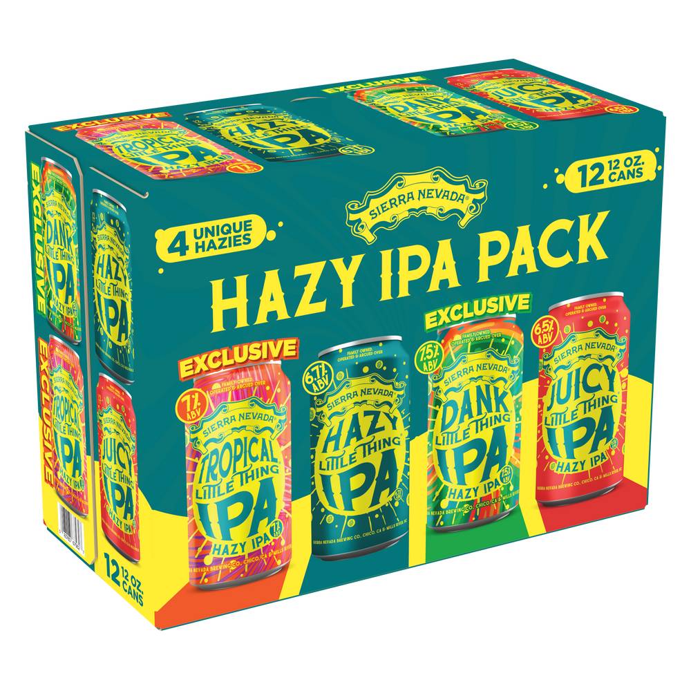 Sierra Nevada Hazy Ipa Little Things Beer, Assorted (12 x 12 fl oz)