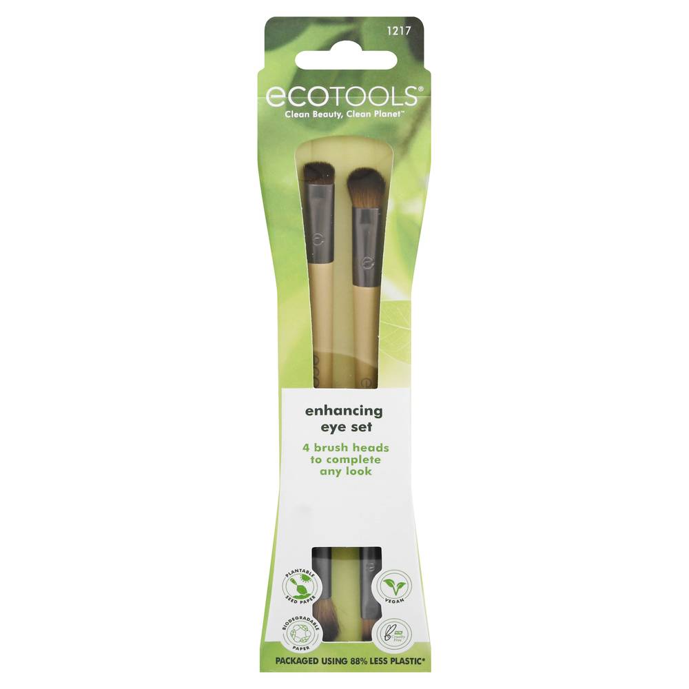 EcoTools Eye Enhancing Eyeshadow Brush Duo Set (2 ct)