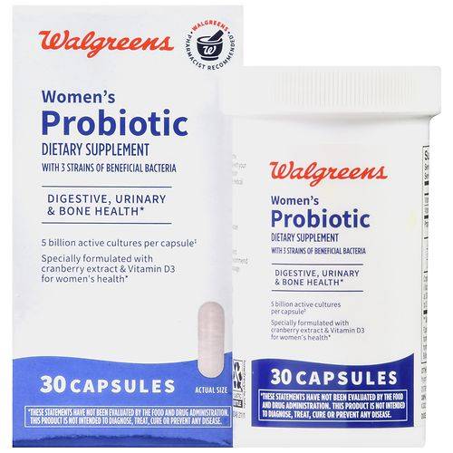 Walgreens Women's Probiotic Capsules - 30.0 ea