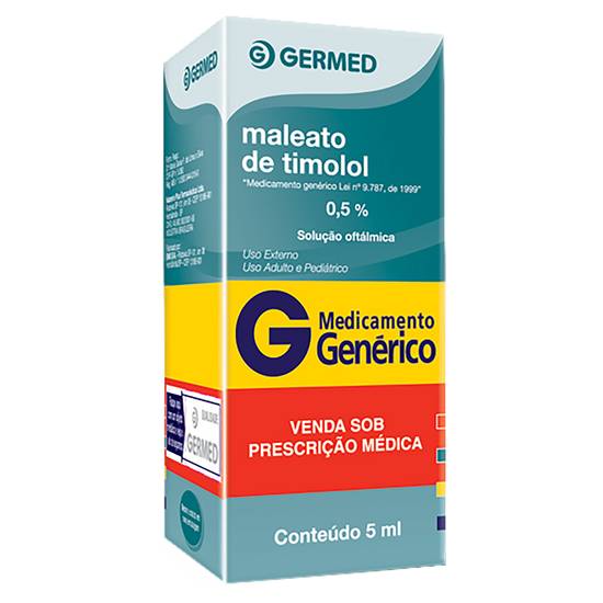 Germed pharma maleato de timolol 5mg/ml (1 frasco)