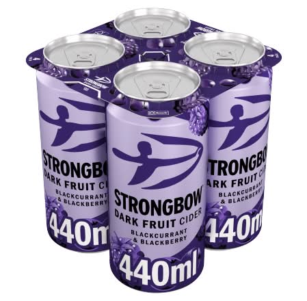 Strongbow Dark Fruit, Cider Beer (4 x 440ml)