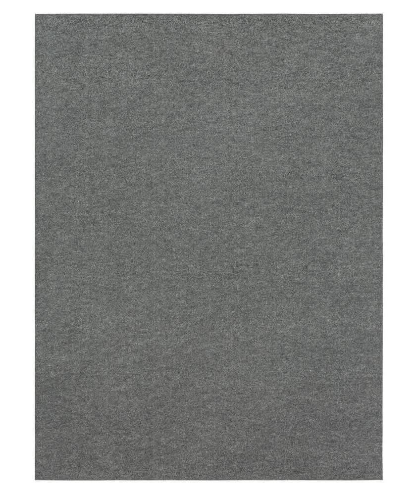 Trafficmaster Unbound Smoke Gray Ribbed 6 Ft. X 8 Ft. Indoor/Outdoor Area Rug